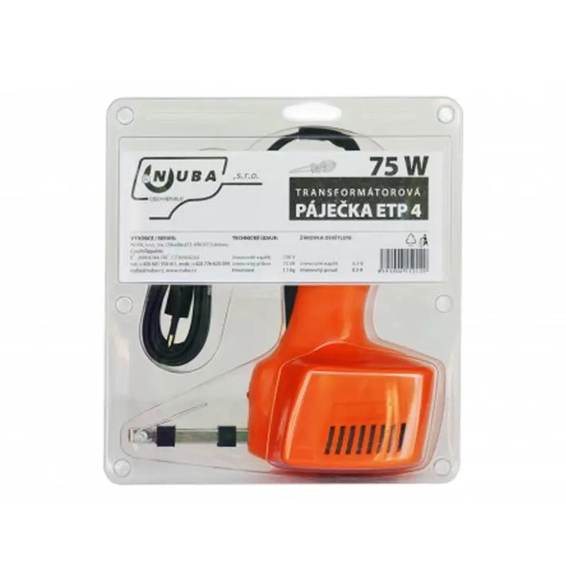 Páječka transformátorová ETP 4 75W šroubek, blistr